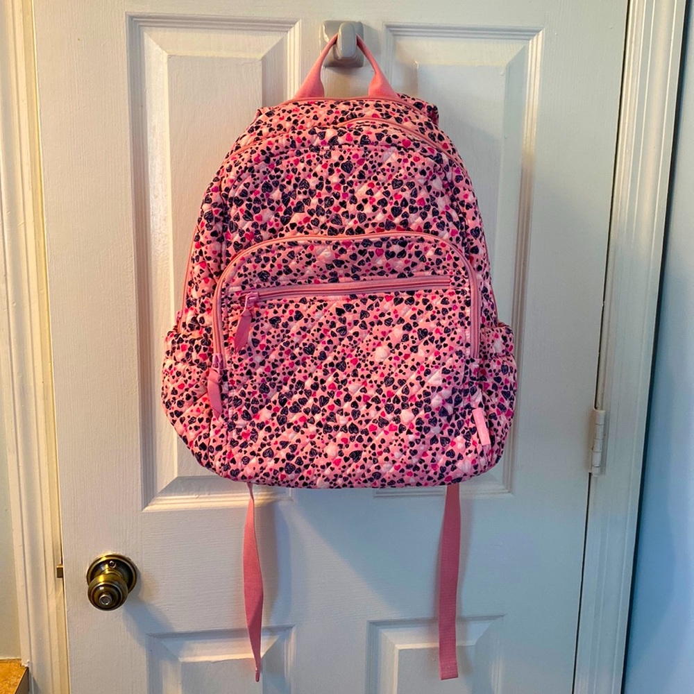 Vera Bradley Campus Backpack in Love You Lots